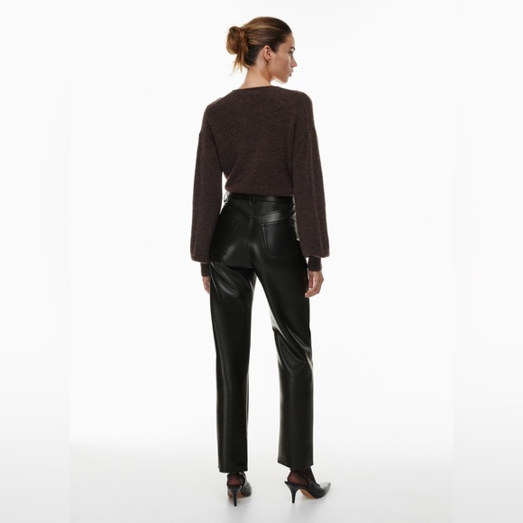 Wilfred Melina Pants High-waisted Vegan Leather pants - Picture 7 of 10